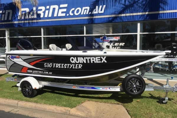 Power Boats - 2018 QUINTREX 530 FREESTYLER for sale in Wodonga, Victoria at $55,990