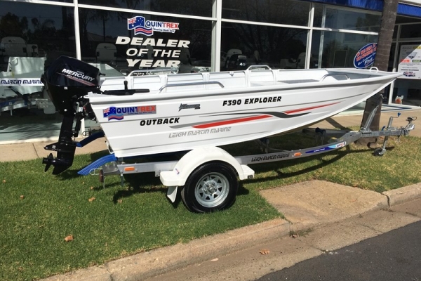 Small Boats - 2018 QUINTREX F390 OUTBACK EXPLORER for sale in Wodonga, Victoria at $11,790