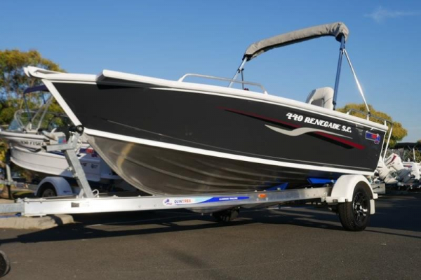 Power Boats - Quintrex 440 Renegade Side Console for sale in Braeside, Victoria at $31,999