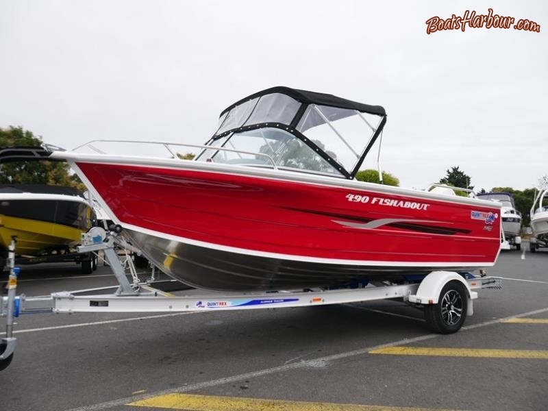 Quintrex 490 Fishabout DLX Runabout for sale in Braeside, Victoria (ID-37)